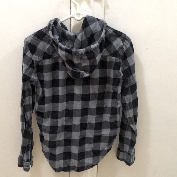 Garage flannel with hoodie - Picture 2 of 2